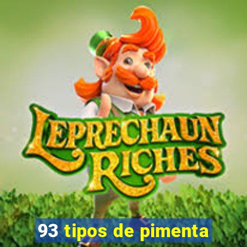 93 tipos de pimenta